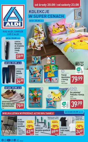 Katalog Aldi w: Nisko | Najlepsze oferty i rabaty | 2025-08-20T00:00:00.000Z - 2025-08-23T00:00:00.000Z