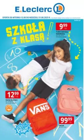 Katalog E.Leclerc w: Katowice | Najlepsze oferty dla wszystkich łowców okazji | 2025-08-12T00:00:00.000Z - 2025-08-31T00:00:00.000Z