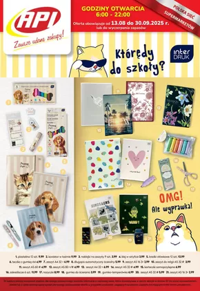 Katalog API MARKET w: Łomża | Zawsze udove zakupy! | 2025-08-12T00:00:00.000Z - 2025-09-30T00:00:00.000Z