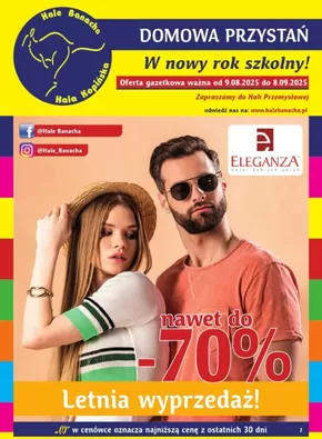 Katalog Hale Banacha w: Łomża | Letnia wyprzedaż! | 2025-08-12T00:00:00.000Z - 2025-09-08T00:00:00.000Z