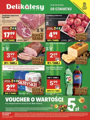 Katalog Delikatesy Centrum w: Zator | Świetna oferta dla łowców okazji | 2025-08-14T00:00:00.000Z - 2025-08-20T00:00:00.000Z