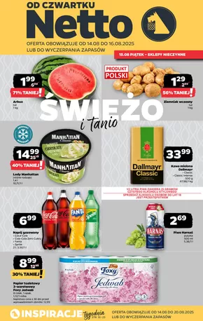 Katalog Netto w: Częstochowa | Netto gazetka | 2025-08-13T00:00:00.000Z - 2025-08-16T00:00:00.000Z