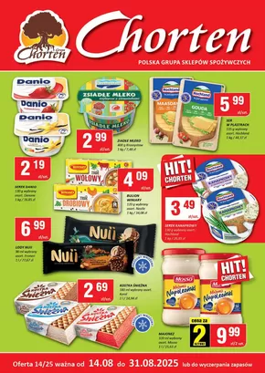 Katalog Chorten w: Węgorzewo | Ekskluzywne oferty dla naszych klientów | 2025-08-14T00:00:00.000Z - 2025-08-31T00:00:00.000Z