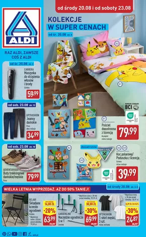 Katalog Aldi w: Ustka | Nasze najlepsze okazje | 2025-08-20T00:00:00.000Z - 2025-08-23T00:00:00.000Z