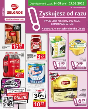 Katalog Selgros w: Gliwice | Oferta dla profesjonalistów | 2025-08-14T00:00:00.000Z - 2025-08-27T00:00:00.000Z