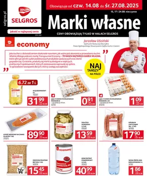 Katalog Selgros w: Gliwice | Katalog Marki Własne | 2025-08-14T00:00:00.000Z - 2025-08-27T00:00:00.000Z