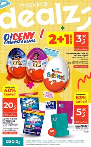 Katalog Dealz w: Szamotuły | Dealz NOWA GAZETKA | 2025-08-14T00:00:00.000Z - 2025-08-20T00:00:00.000Z