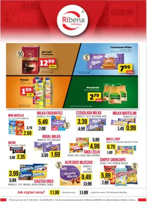 Katalog Delikatesy Ribena w: Tarnów | Promocja do 28.08 | 2025-08-14T00:00:00.000Z - 2025-08-28T00:00:00.000Z