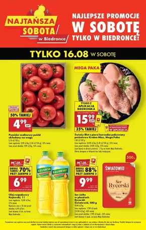 Katalog Biedronka w: Jaworzno | Najlepsze oferty i rabaty | 2025-08-16T00:00:00.000Z - 2025-08-16T00:00:00.000Z