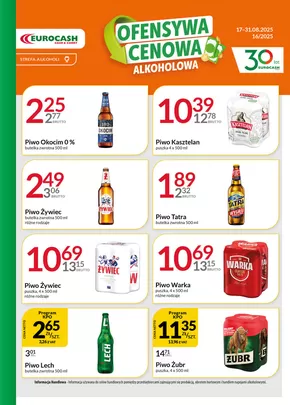 Katalog Eurocash w: Kraków | Ofensywa Alkoholowa | 2025-08-17T00:00:00.000Z - 2025-08-31T00:00:00.000Z