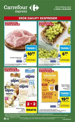 Katalog Carrefour Express w: Chynów | Gazetke Express | 2025-08-18T00:00:00.000Z - 2025-08-25T00:00:00.000Z