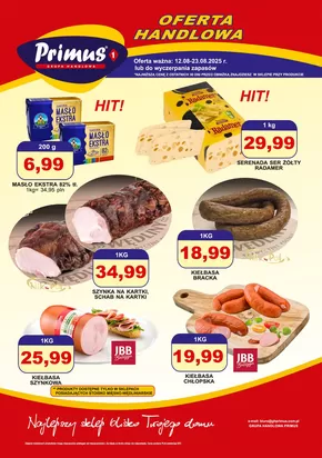 Katalog Primus w: Poddębice | Oferta handlowa  | 2025-08-18T00:00:00.000Z - 2025-09-07T00:00:00.000Z