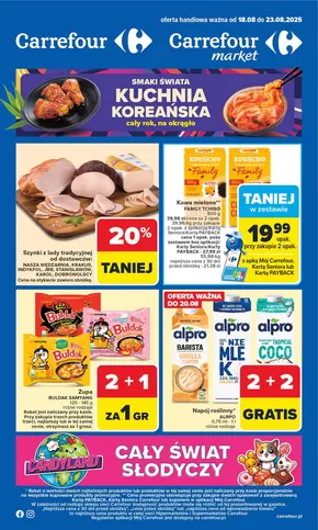Katalog Carrefour w: Tczew | Gazetka Carrefour, Market ju&#380; od poniedzia&#322;ku | 2025-08-17T00:00:00.000Z - 2025-08-23T00:00:00.000Z