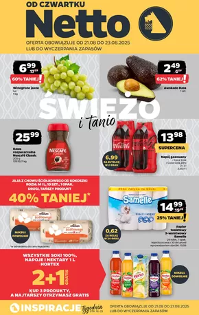 Katalog Netto | Netto gazetka | 2025-08-20T00:00:00.000Z - 2025-08-23T00:00:00.000Z