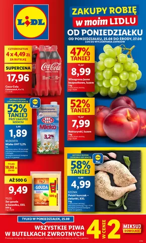 OFERTA WAŻNA 25.08 DO 27.08