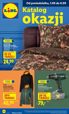 Katalog Lidl w: Starogard Gdański | OFERTA WAŻNA OD 1.09 | 2025-08-25T00:00:00.000Z - 2025-09-06T00:00:00.000Z