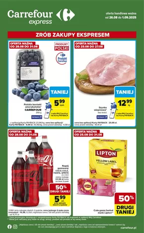 Katalog Carrefour Express w: Borne Sulinowo | Aktualne promocje specjalne | 2025-08-25T00:00:00.000Z - 2025-09-01T00:00:00.000Z