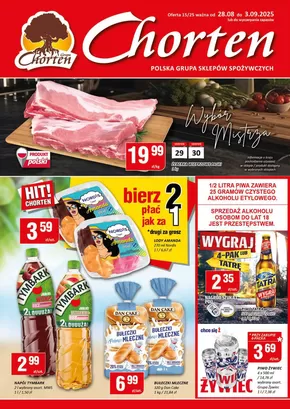 Katalog Chorten w: Osielec | Najlepsze oferty dla oszczędnych | 2025-08-28T00:00:00.000Z - 2025-09-03T00:00:00.000Z