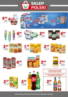 Katalog Sklep Polski w: Gidle | Promocji Sklep Polski | 2025-08-25T00:00:00.000Z - 2025-09-07T00:00:00.000Z
