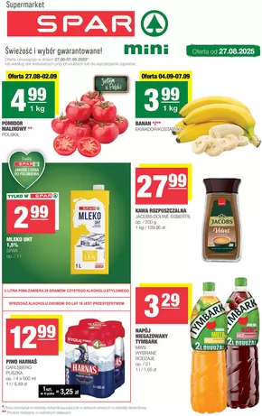 Katalog Spar w: Dziadkowice | Najlepsze oferty dla wszystkich łowców okazji | 2025-08-27T00:00:00.000Z - 2025-09-07T00:00:00.000Z
