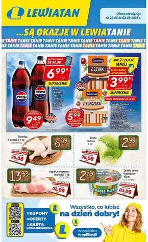 Katalog Lewiatan w: Tylmanowa | Aktualne promocje specjalne | 2025-08-28T00:00:00.000Z - 2025-09-03T00:00:00.000Z