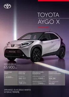 Katalog Toyota w: Długołęka | spec aygo x 2025 | 2025-08-26T00:00:00.000Z - 2025-12-31T00:00:00.000Z
