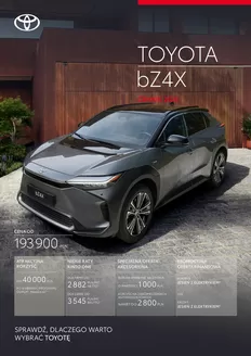 Katalog Toyota w: Długołęka | spec toyota bz4x 2025 | 2025-08-26T00:00:00.000Z - 2025-12-31T00:00:00.000Z
