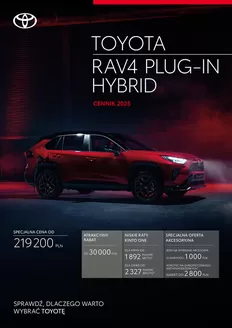 Katalog Toyota w: Długołęka | spec rav4 phev 2025 | 2025-08-26T00:00:00.000Z - 2025-12-31T00:00:00.000Z