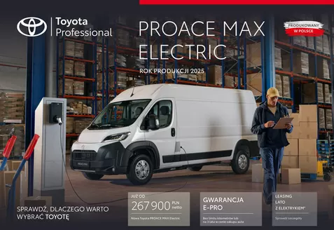 Katalog Toyota | spec nowy proace max ev py25 | 2025-01-01T00:00:00.000Z - 2025-12-31T00:00:00.000Z