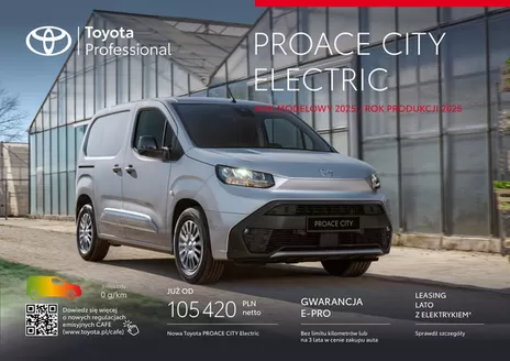 Katalog Toyota | spec nowy proace city ev py25 | 2025-01-01T00:00:00.000Z - 2025-12-31T00:00:00.000Z