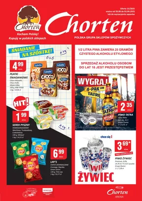 Katalog Chorten w: Olsztynek | Najlepsze oferty dla wszystkich klientów | 2025-08-28T00:00:00.000Z - 2025-09-03T00:00:00.000Z