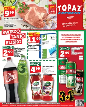 Katalog Topaz w: Garwolin | Aktualne oferty i promocje | 2025-08-28T00:00:00.000Z - 2025-09-03T00:00:00.000Z