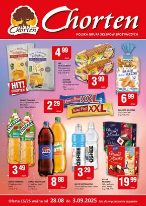 Katalog Chorten w: Olsztynek | Aktualne promocje specjalne | 2025-08-28T00:00:00.000Z - 2025-09-03T00:00:00.000Z