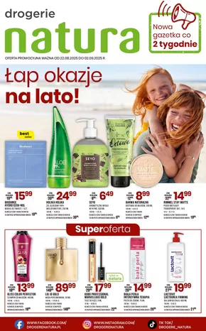 Katalog Drogerie Natura w: Solec Kujawski | 9bd998e1567e9d502562db576d9b7154f5f51b23 | 2025-08-22T00:00:00.000Z - 2025-09-02T00:00:00.000Z