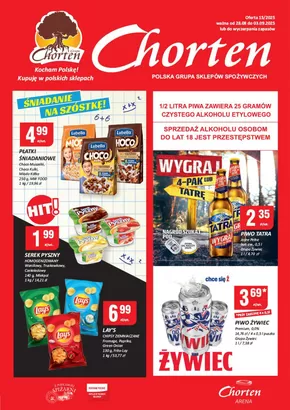 Katalog Chorten w: Olsztynek | Nasze najlepsze oferty dla Ciebie | 2025-08-28T00:00:00.000Z - 2025-09-03T00:00:00.000Z