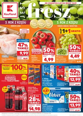 Katalog Kaufland w: Józefów (Mazowieckie) | Kaufland Gazetka | 2025-09-04T00:00:00.000Z - 2025-09-10T00:00:00.000Z
