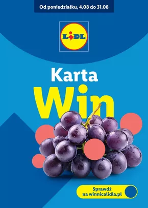 Katalog Lidl w: Radom | KARTA WIN | 2025-09-01T00:00:00.000Z - 2025-09-27T00:00:00.000Z
