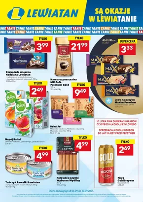 Katalog Lewiatan w: Stryszawa | Nasze najlepsze oferty dla Ciebie | 2025-09-04T00:00:00.000Z - 2025-09-10T00:00:00.000Z