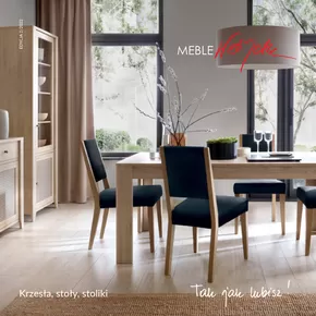 Katalog Meble Wójcik w: Malbork | Krzesła, stoły, stoliki | 2025-09-03T00:00:00.000Z - 2025-09-17T00:00:00.000Z