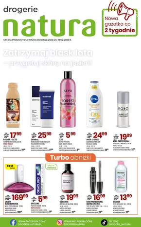Katalog Drogerie Natura w: Panki | Gazetka promocyjna ważna od 03.09 do 19.09.2025  | 2025-09-03T00:00:00.000Z - 2025-09-19T00:00:00.000Z