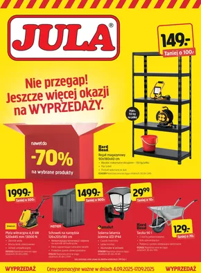 Katalog Jula w: Piekoszów | TC | 2025-09-04T00:00:00.000Z - 2025-09-18T00:00:00.000Z