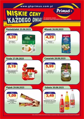 Katalog Primus w: Skierniewice | Nasze najlepsze oferty dla Ciebie | 2025-09-07T00:00:00.000Z - 2025-09-21T00:00:00.000Z