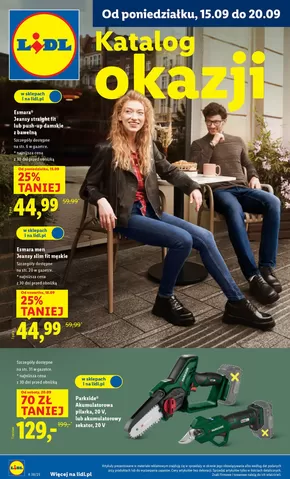 Katalog Lidl w: Olsztyn | OFERTA WAŻNA OD 15.09 | 2025-09-08T00:00:00.000Z - 2025-09-20T00:00:00.000Z