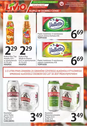Katalog Livio w: Tychy | Najlepsze oferty dla wszystkich łowców okazji | 2025-09-08T00:00:00.000Z - 2025-09-22T00:00:00.000Z