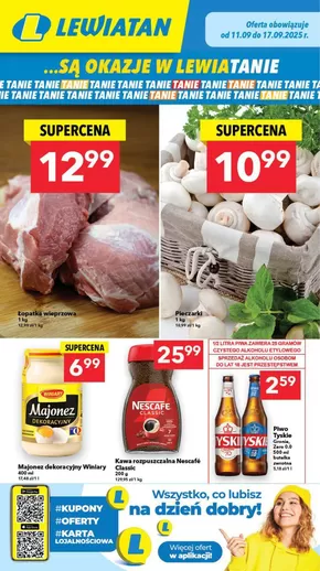 Katalog Lewiatan w: Chorzelów | Aktualne oferty i promocje | 2025-09-09T00:00:00.000Z - 2025-09-23T00:00:00.000Z