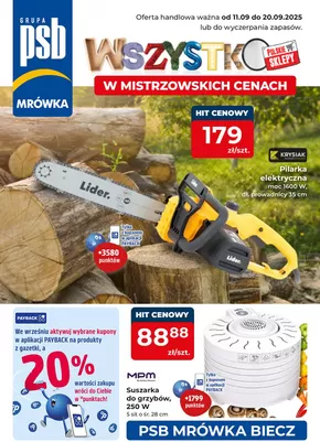 Katalog Mrówka w: Czerwonak | Najlepsze oferty dla oszczędnych | 2025-09-11T00:00:00.000Z - 2025-09-20T00:00:00.000Z