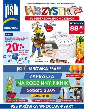 Katalog Mrówka w: Grudziądz | Rabaty i promocje | 2025-09-11T00:00:00.000Z - 2025-09-20T00:00:00.000Z