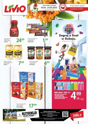 Katalog Livio w: Gdynia | Świetne rabaty na wybrane produkty | 2025-09-11T00:00:00.000Z - 2025-09-25T00:00:00.000Z