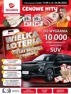Katalog Selgros w: Gdynia | Oferta Spożywcza | 2025-09-11T00:00:00.000Z - 2025-09-24T00:00:00.000Z