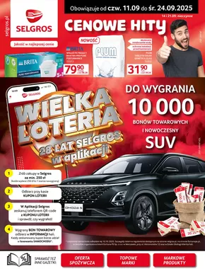 Katalog Selgros w: Gdynia | Oferta Przemysłowa | 2025-09-11T00:00:00.000Z - 2025-09-24T00:00:00.000Z